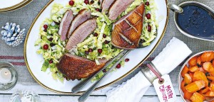 December 2015 - Cookery - Issue 246 - Roast Breast of Duck with Honey Roast Carrots, Port and Onion Sauce