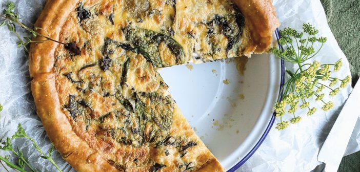 Potato, Spinach And Dulse Tart